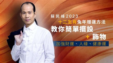 2023虎年佩戴飾物|蘇民峰2023十二生肖兔年增運方法｜加強財運、人緣 